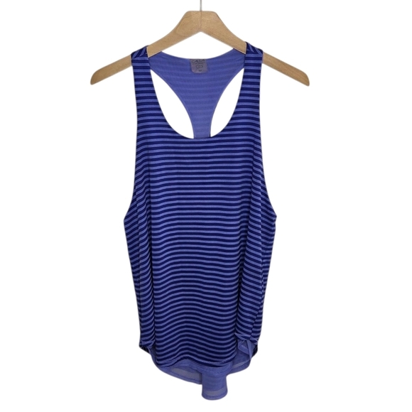 Calia | Purple Striped Racerback Tank Top Size Medium - Picture 1 of 5